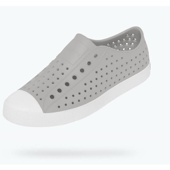 Native Shoes Other - Native Jefferson in pigeon grey and shell white, adult men's size 12.